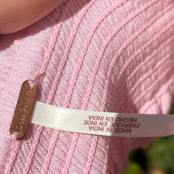 Free people santa maria maxi bohemian dress in pink size large - Picture 6 of 11